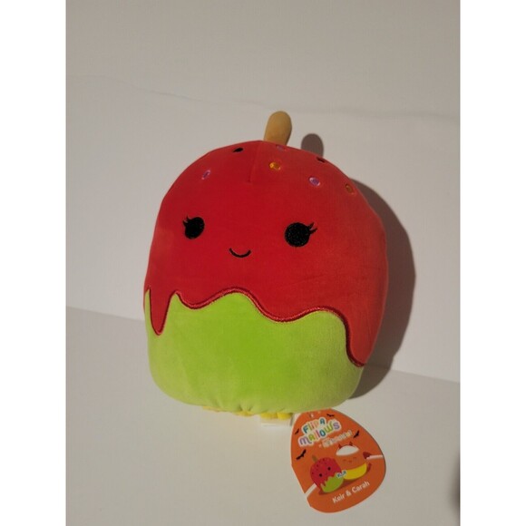 Squishmallows 8-Inch Keir and Carah Flip-A-Mallows Candycorn Candy Apple NWT - Picture 2 of 5